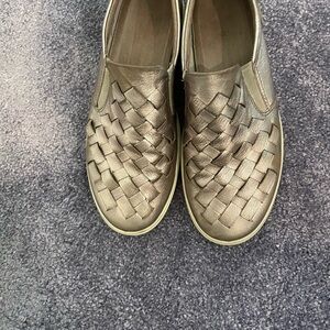 Ecco Metallic Slip-On Sneakers